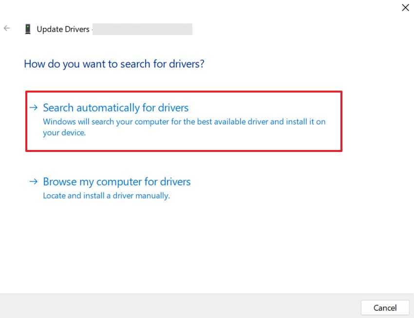 search for updated graphic drivers
